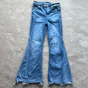 Ae stretch festival flare jeans